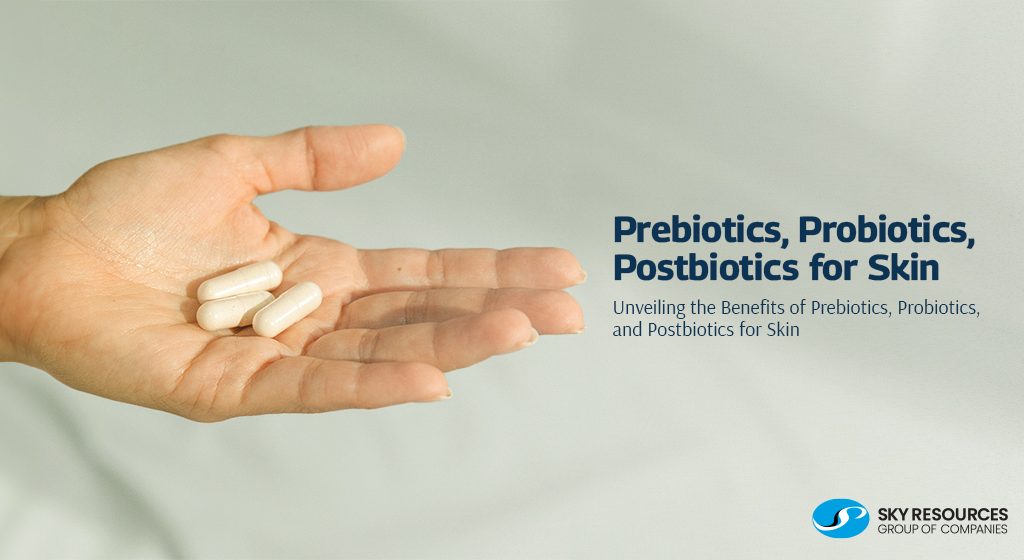 Prebiotics, Probiotics, Postbiotics for Skin