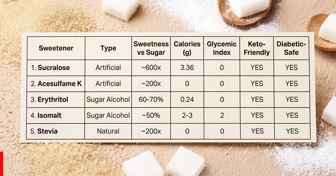 SN Blog Large 02 Sky Nutraceuticals Choosing the Right Sweetener for Diabetic & Keto-Friendly Health Products